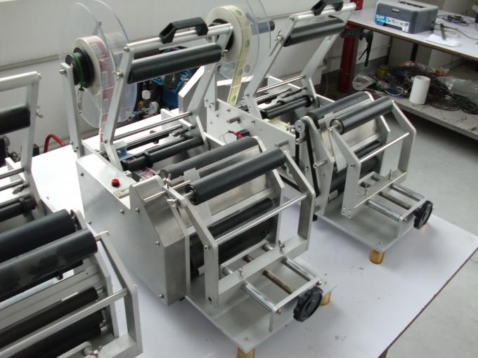 Самозалепващ се стикер кръгла бутилка машина за автоматично етикетиране 220V