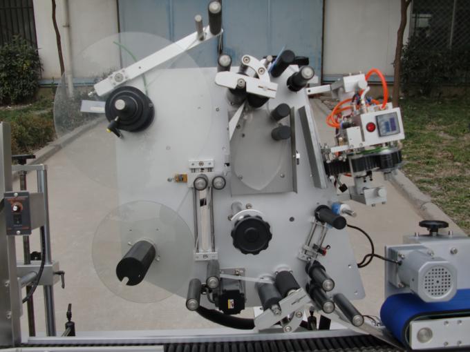 Машина за етикетиране на флакон с марка HY с конвейерна машина, 7-ма машина за стикери за етикети на батерии за електроника