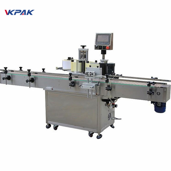 Автоматична вертикална самозалепваща се машина за етикетиране на кръгли бутилки