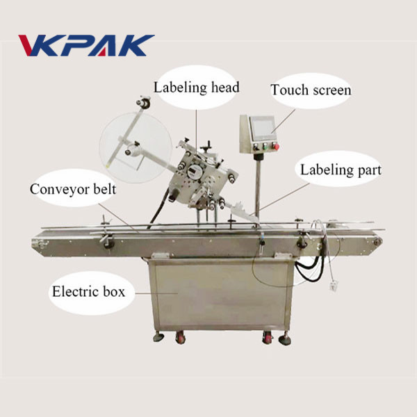 Автоматична машина за етикетиране на леки етикети с автоматична плоска повърхност за електрическо око