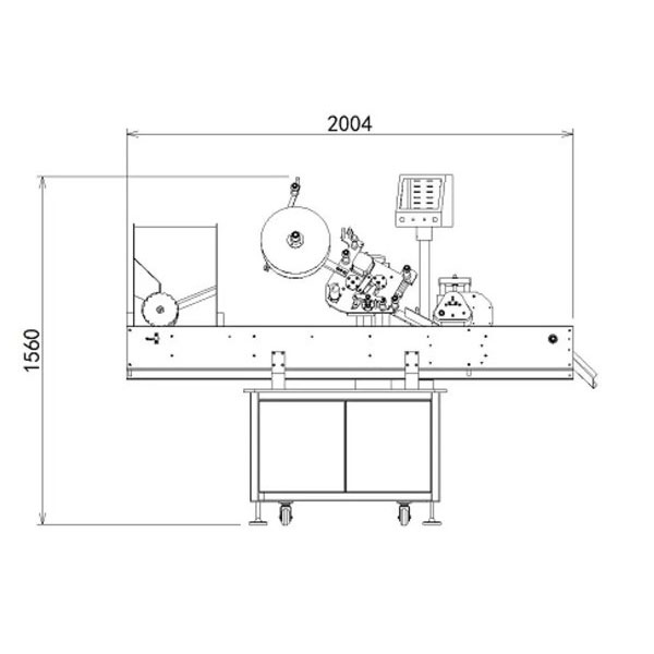 Високоскоростна напълно автоматична машина за етикетиране на флакон за малка бутилка