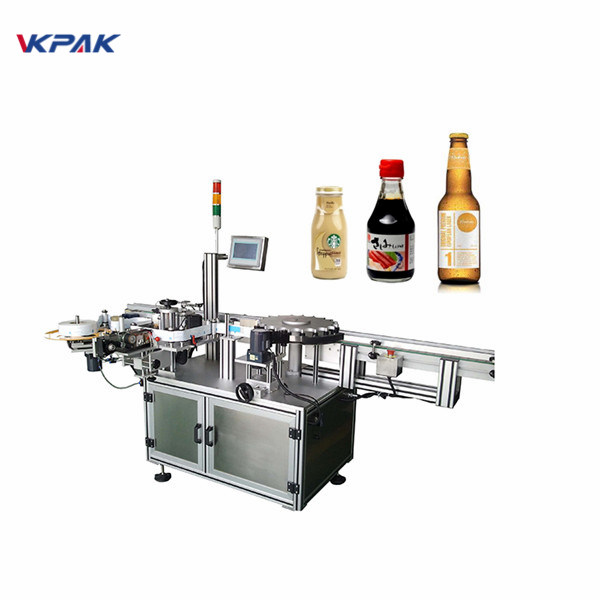 Ориентирана обвиваща система за етикетиране за кръгла бутилка