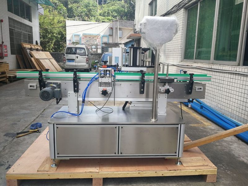 Китайска ориентирана система за етикетиране с увиване за кръгла бутилка / контейнер / буркан доставчик