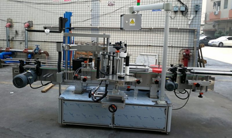 Китай Двустранен стикер с елипсовидна овална бутилка, автоматична машина за етикетиране 1200W доставчик