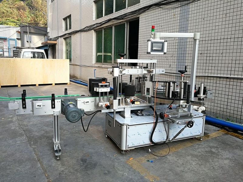 Китай Машина за стикери отпред и отзад за доставчик на овални и правоъгълни бутилки