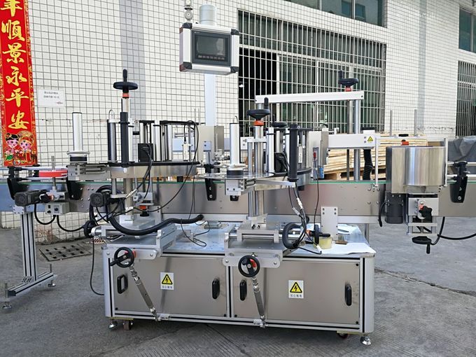 Двустранна машина за самозалепване отпред и отзад със сензорен екран, напълно автоматична